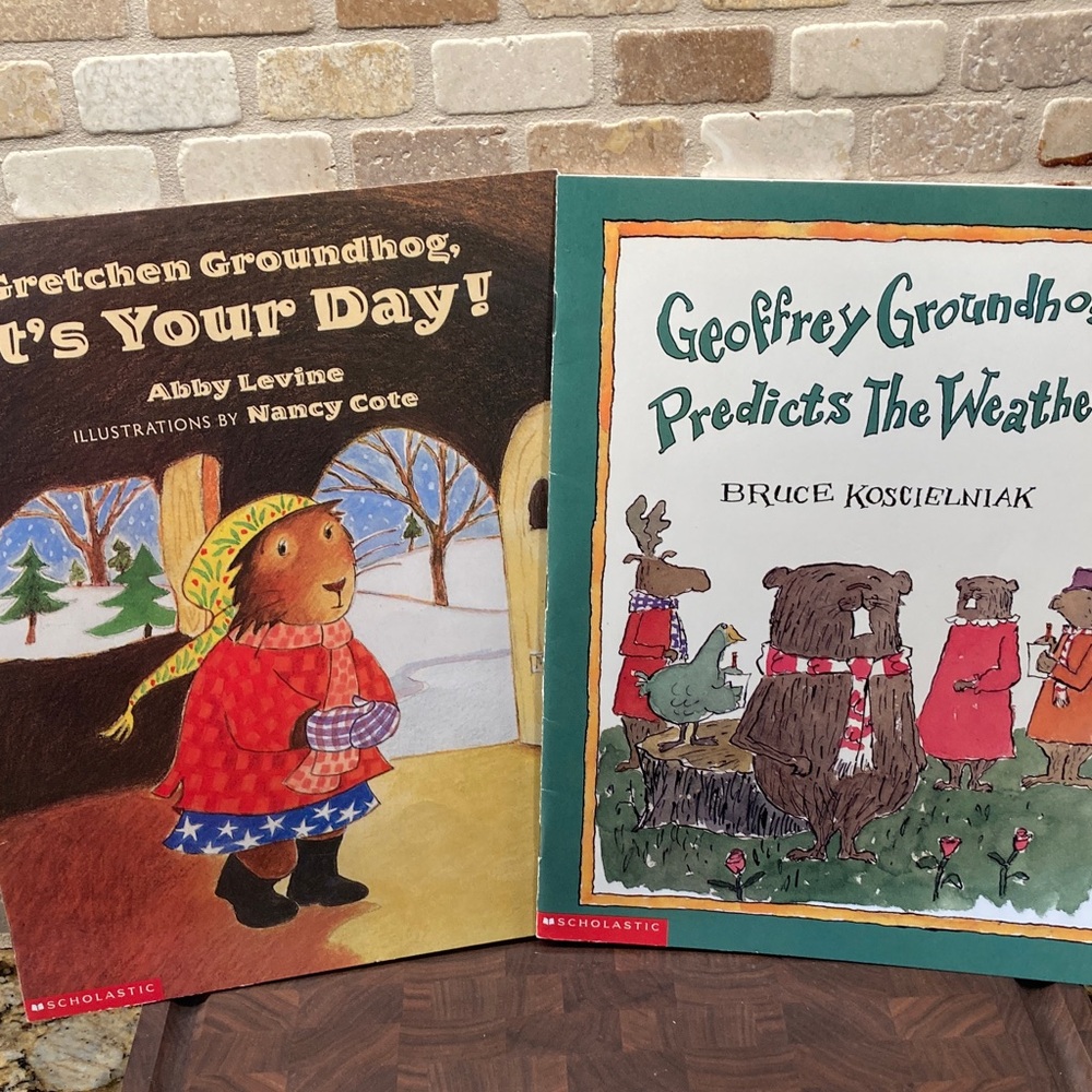 Groundhog Day Set of 2 Scholastic Children's Books
